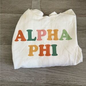 Alpha Phi Graphic Sweatshirt